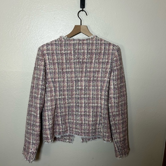 LoveShackFancy Fraser Tweed Wool Blend Jacket - Picture 8 of 9